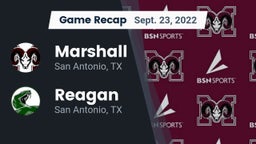Recap: Marshall  vs. Reagan  2022