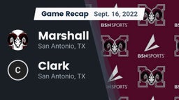 Recap: Marshall  vs. Clark  2022