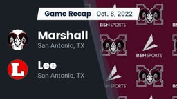 Recap: Marshall  vs. Lee  2022
