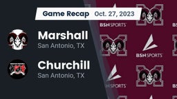 Recap: Marshall  vs. Churchill  2023