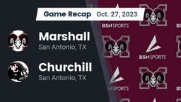 Recap: Marshall  vs. Churchill  2023