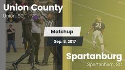 Matchup: Union County vs. Spartanburg  2017
