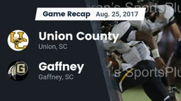 Recap: Union County  vs. Gaffney  2017