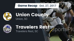 Recap: Union County  vs. Travelers Rest  2017