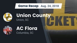 Recap: Union County  vs. AC Flora  2018