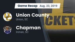 Recap: Union County  vs. Chapman  2019