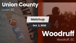 Matchup: Union County vs. Woodruff  2020