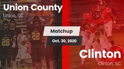 Matchup: Union County vs. Clinton  2020