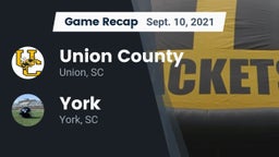 Recap: Union County  vs. York  2021