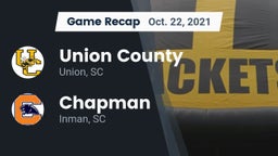 Recap: Union County  vs. Chapman  2021