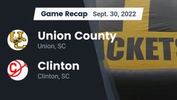Recap: Union County  vs. Clinton  2022