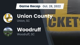 Recap: Union County  vs. Woodruff  2022