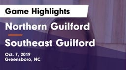 Northern Guilford  vs Southeast Guilford  Game Highlights - Oct. 7, 2019