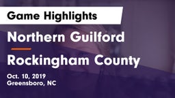 Northern Guilford  vs Rockingham County Game Highlights - Oct. 10, 2019