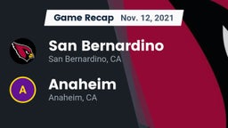Recap: San Bernardino  vs. Anaheim  2021