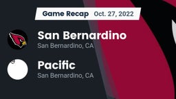 Recap: San Bernardino  vs. Pacific  2022
