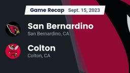 Recap: San Bernardino  vs. Colton  2023