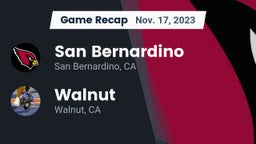 Recap: San Bernardino  vs. Walnut  2023