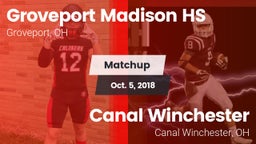 Matchup: GMHS vs. Canal Winchester  2018