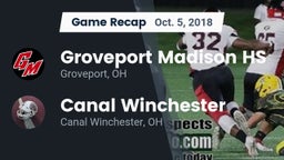 Recap: Groveport Madison HS vs. Canal Winchester  2018