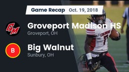 Recap: Groveport Madison HS vs. Big Walnut 2018