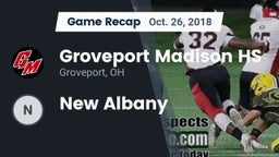 Recap: Groveport Madison HS vs. New Albany 2018