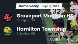 Recap: Groveport Madison HS vs. Hamilton Township  2019