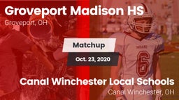 Matchup: GMHS vs. Canal Winchester Local Schools 2020