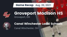 Recap: Groveport Madison HS vs. Canal Winchester Local Schools 2021