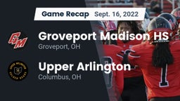 Recap: Groveport Madison HS vs. Upper Arlington  2022