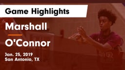 Marshall  vs O'Connor  Game Highlights - Jan. 25, 2019