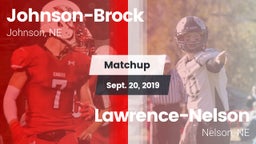 Matchup: Johnson-Brock vs. Lawrence-Nelson  2019