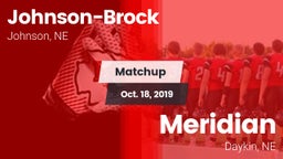 Matchup: Johnson-Brock vs. Meridian  2019