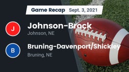 Recap: Johnson-Brock  vs. Bruning-Davenport/Shickley  2021