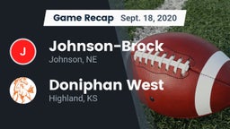 Recap: Johnson-Brock  vs. Doniphan West  2020