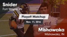 Matchup: Snider vs. Mishawaka  2016