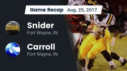 Recap: Snider  vs. Carroll  2017