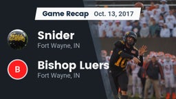 Recap: Snider  vs. Bishop Luers  2017