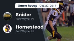 Recap: Snider  vs. Homestead  2017