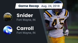 Recap: Snider  vs. Carroll  2018