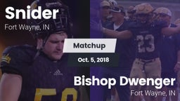 Matchup: Snider vs. Bishop Dwenger  2018