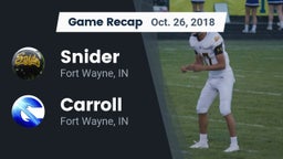 Recap: Snider  vs. Carroll  2018