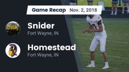 Recap: Snider  vs. Homestead  2018