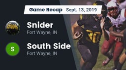 Recap: Snider  vs. South Side  2019
