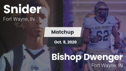 Matchup: Snider vs. Bishop Dwenger  2020