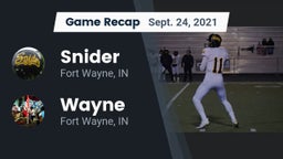 Recap: Snider  vs. Wayne  2021