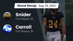 Recap: Snider  vs. Carroll  2022