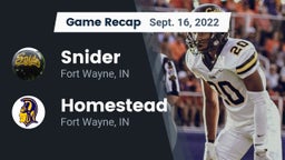 Recap: Snider  vs. Homestead  2022