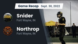Recap: Snider  vs. Northrop  2022