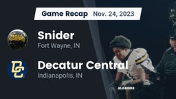 Recap: Snider  vs. Decatur Central  2023
